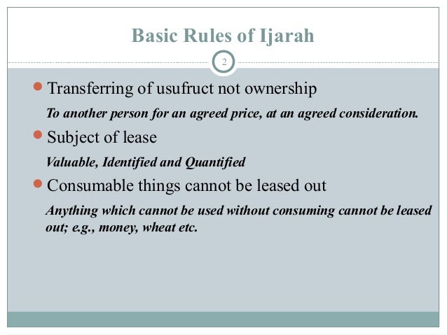 Ijarah