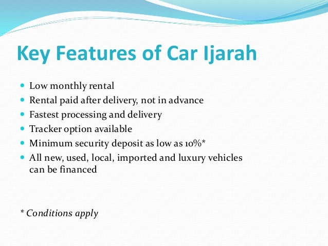 Financed Car Definition >> Ijarah Financed Car Definition >> Ijarah