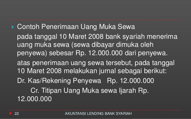 Akuntansi Ijarah Pada Bank Syariah