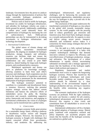 Hydrogen Economy: Opportunities and Challenges for a Sustainable Future ...