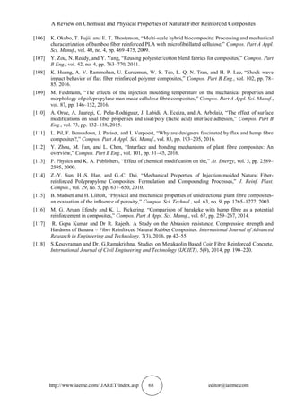 A REVIEW ON CHEMICAL AND PHYSICAL PROPERTIES OF NATURAL FIBER ...