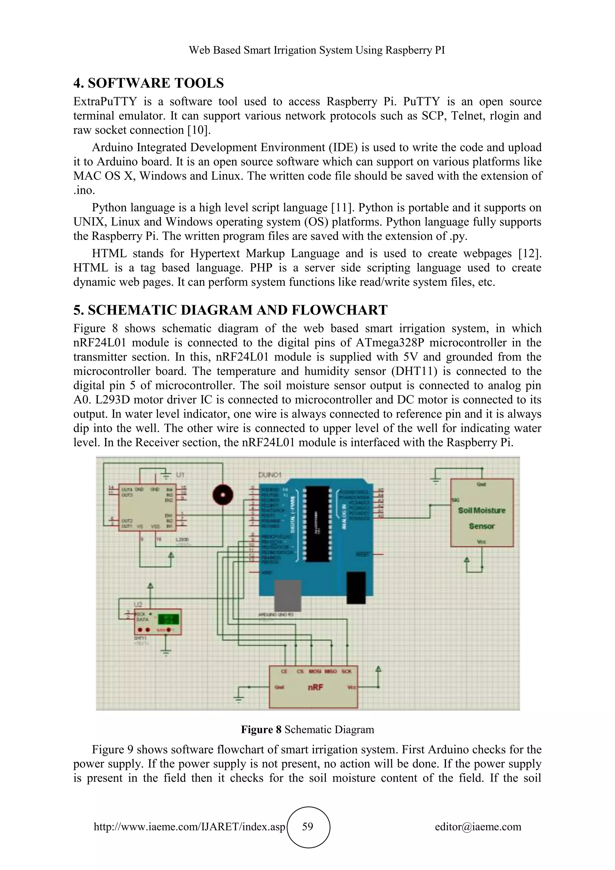 WEB BASED SMART IRRIGATION SYSTEM USING RASPBERRY PI | PDF