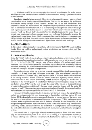 A SECURITY PROTOCOL FOR WIRELESS SENSOR NETWORKS | PDF