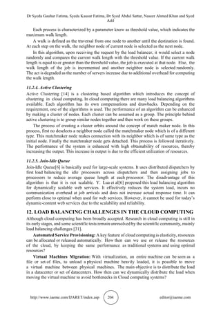 CLOUD COMPUTING AND LOAD BALANCING | PDF