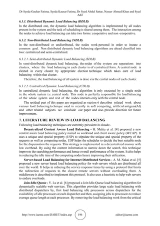 CLOUD COMPUTING AND LOAD BALANCING | PDF