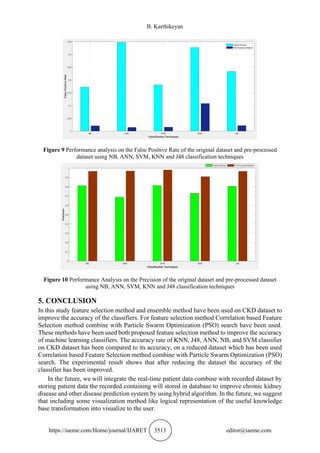APPLICATION OF DATA MINING TECHNIQUES FOR THE PREDICTION OF CHRONIC ...