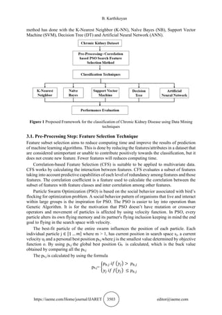 APPLICATION OF DATA MINING TECHNIQUES FOR THE PREDICTION OF CHRONIC ...
