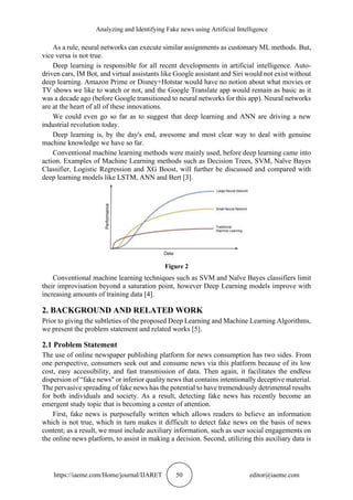 ANALYZING AND IDENTIFYING FAKE NEWS USING ARTIFICIAL INTELLIGENCE | PDF