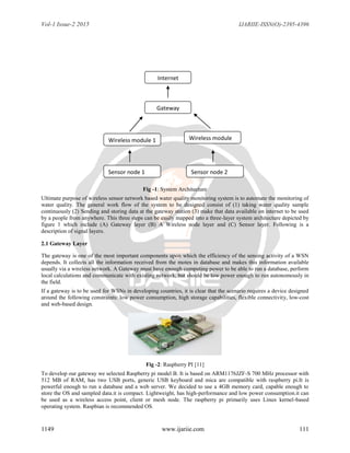 IEEE 802.15.4 based Water Quality Monitoring System | PDF