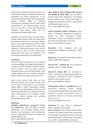 Factors affecting farmer empowerment in rice marketing | PDF