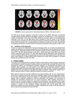 Evaluation of Default Mode Network In Mild Cognitive Impairment and ...