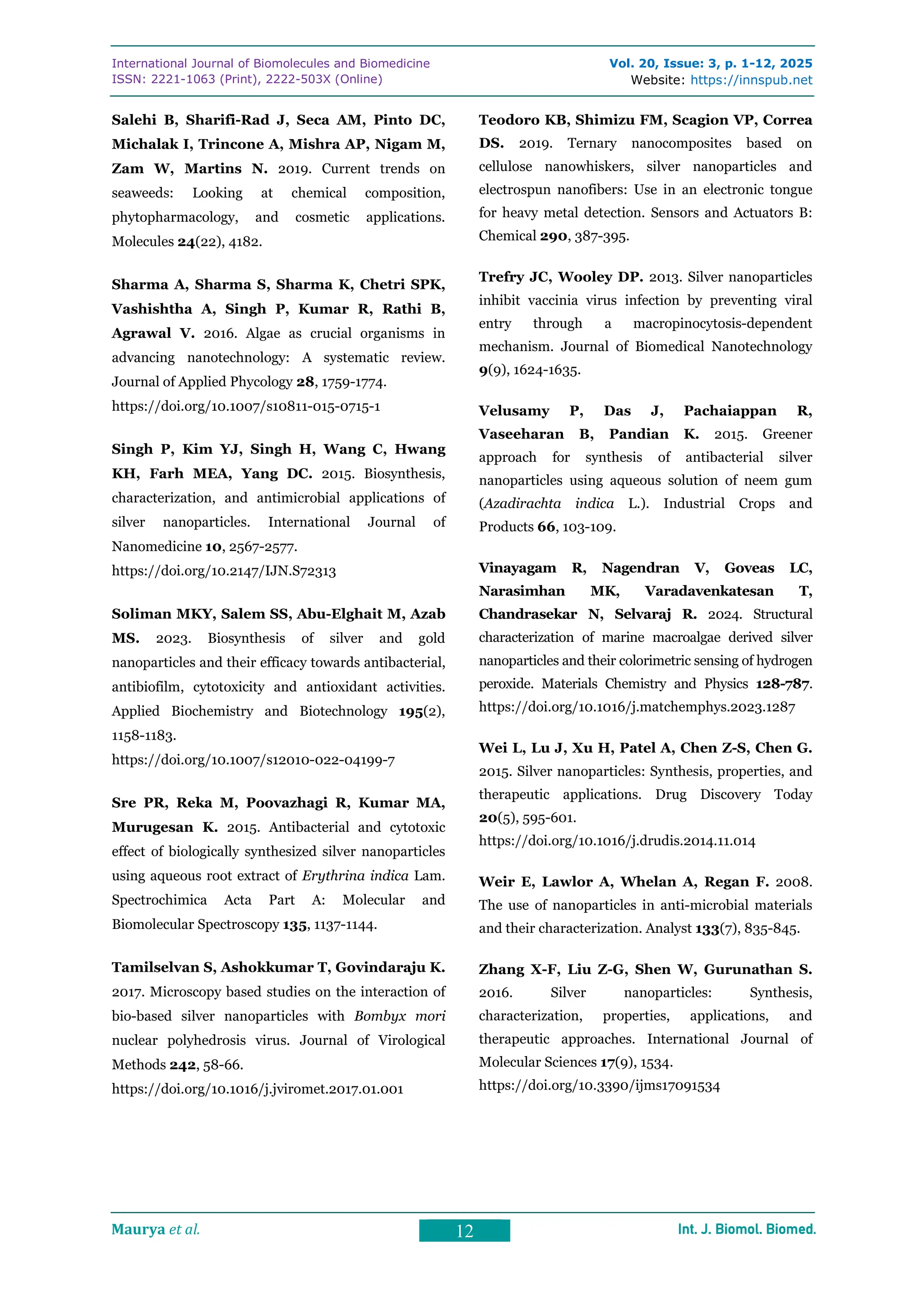 Silver nanoparticles in the biomedical field | PDF