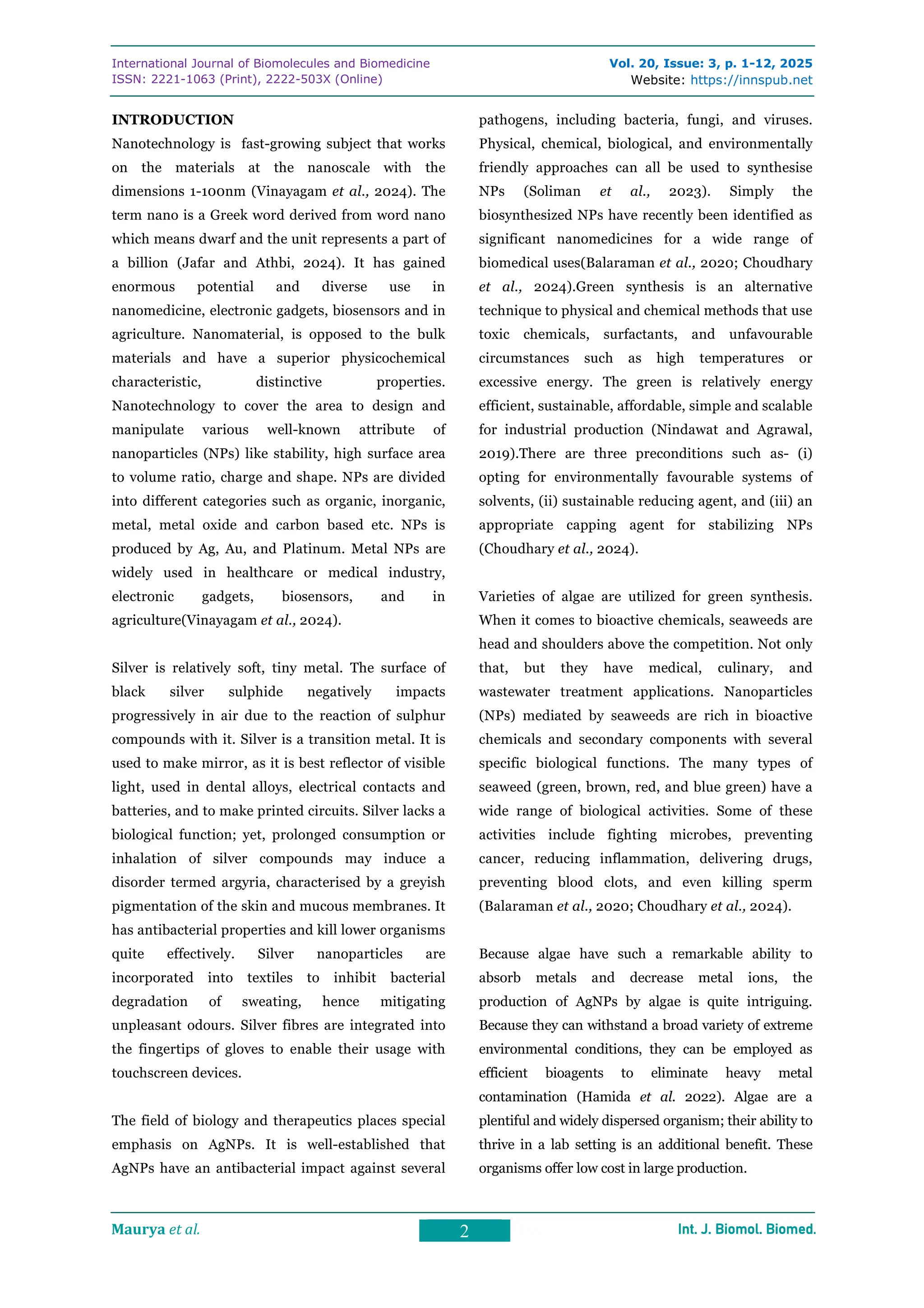 Silver nanoparticles in the biomedical field | PDF