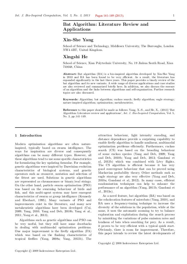 Nature inspired cooperative strategies for optimization nisco 2008