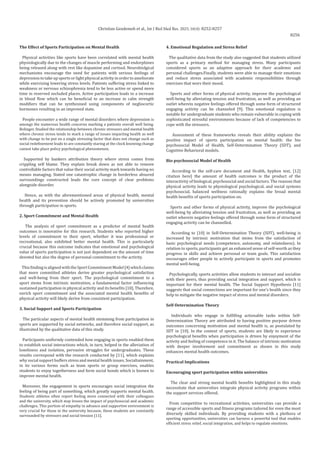 Exploring The Role Of Sports Participation In Enhancing Mental Health ...