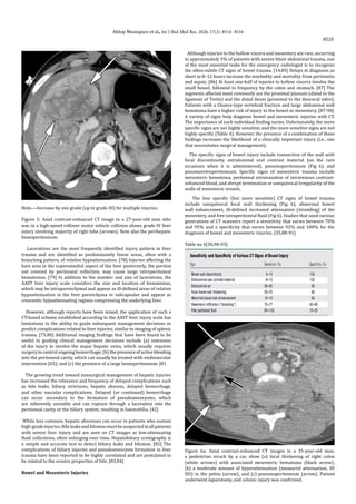 Role of computed tomography in the evaluation of blunt abdominal trauma ...