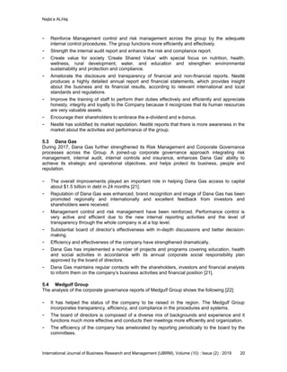 The Impact of Corporate Governance on Improving Overall Performance of ...