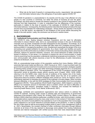 Peer Kieweg, Stefanie Schöberl & Gabriele Palozzi
International Journal of Business Research and Management (IJBRM), Volum...