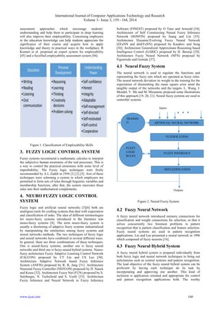 Adaptive Neural Fuzzy Inference System for Employability Assessment | PDF