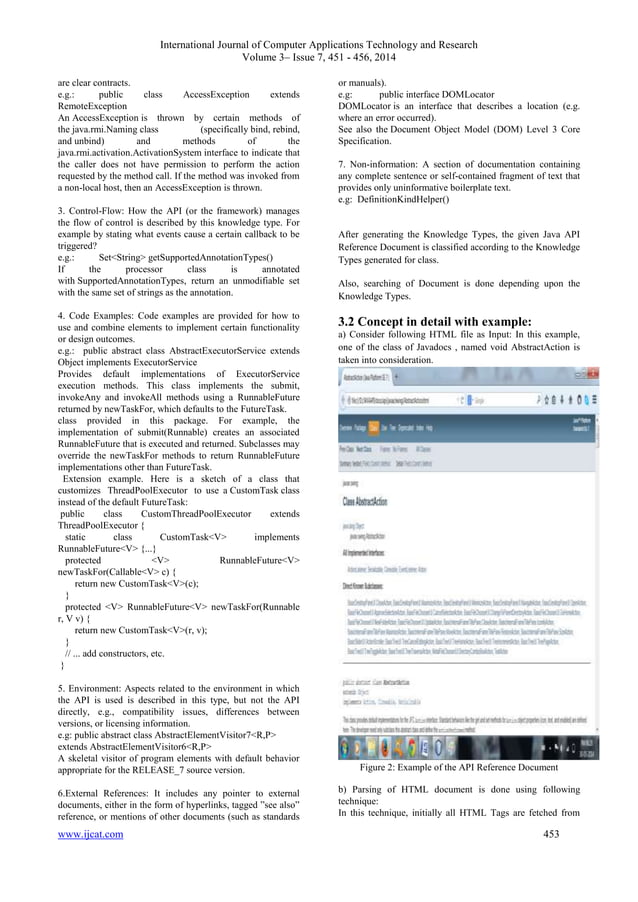 Classification and Searching in Java API Reference Documentation | PDF