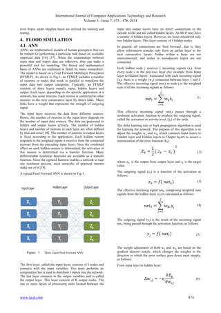 Flood Prediction Model using Artificial Neural Network | PDF