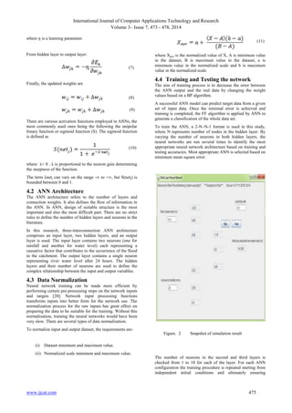 Flood Prediction Model using Artificial Neural Network | PDF