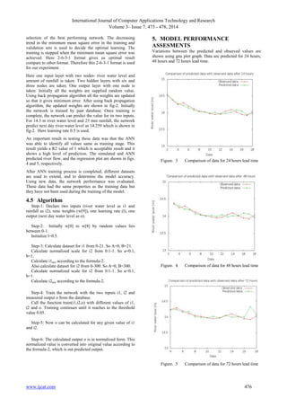 Flood Prediction Model using Artificial Neural Network | PDF
