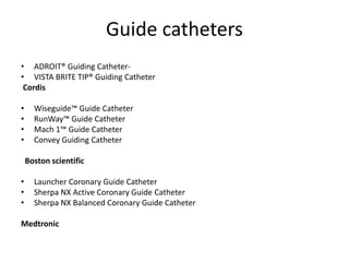 Know your instrument Guide for Angiography | PDF