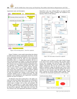 Requirements Traceability: Recovering and Visualizing Traceability ...