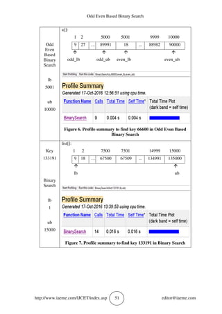 ODD EVEN BASED BINARY SEARCH | PDF