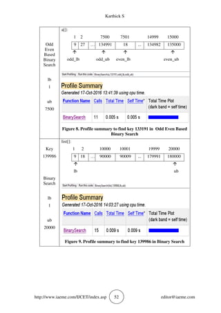 ODD EVEN BASED BINARY SEARCH | PDF