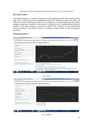 OPENING RANGE BREAKOUT STOCK TRADING ALGORITHMIC MODEL | PDF