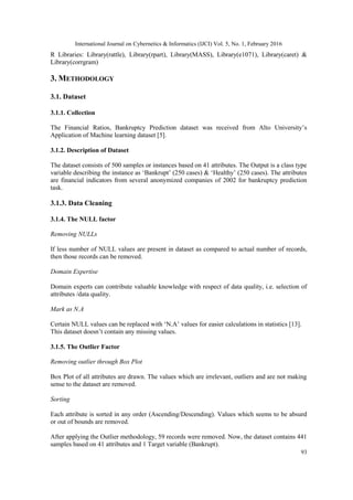 PREDICTING BANKRUPTCY USING MACHINE LEARNING ALGORITHMS | PDF