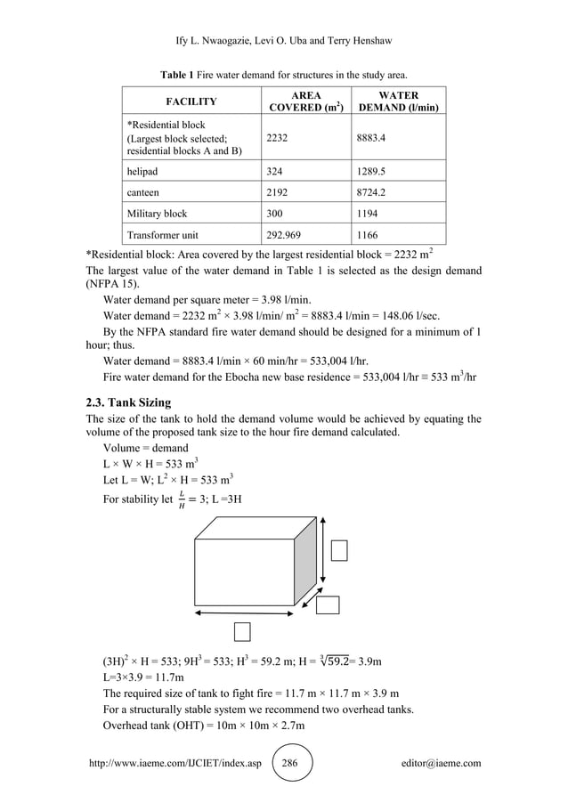 EXPLORING OPTIONS IN THE DESIGN OF A WATER DISTRIBUTION NETWORK FOR ...