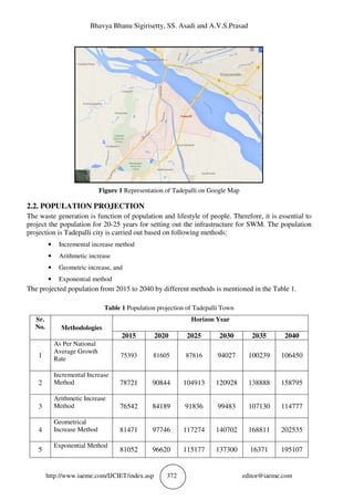 A MULTI–STAGE, MULTI CRITERIA APPROACH FOR SOLID WASTE DISPOSAL SITE ...