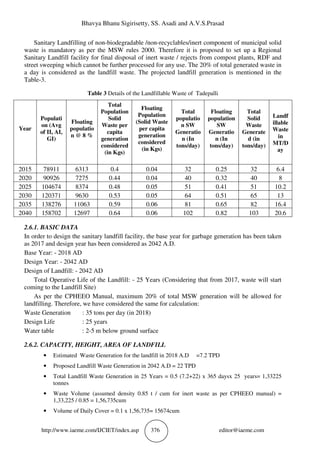 A MULTI–STAGE, MULTI CRITERIA APPROACH FOR SOLID WASTE DISPOSAL SITE ...