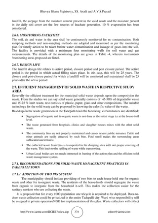 A MULTI–STAGE, MULTI CRITERIA APPROACH FOR SOLID WASTE DISPOSAL SITE ...