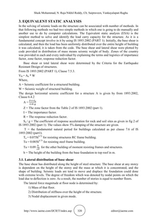 ANALYSIS OF STEEL FRAMES WITH BRACINGS FOR SEISMIC LOADS | PDF