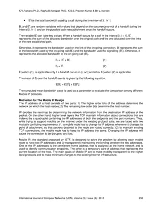 Performance of Various Mobile IP Protocols and Security Considerations ...