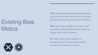 Quantifying and Mitigating Selection Bias in LLMs | PPTX