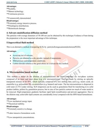 Solid lipid nanoparticles | PDF