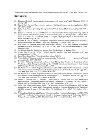 ANALYSIS AND COMPARISON STUDY OF DATA MINING ALGORITHMS USING ...