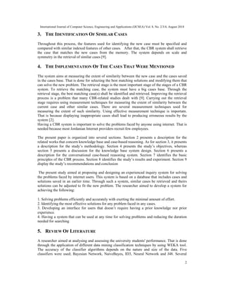 Developing a Case-Based Retrieval System for Supporting IT Customers | PDF