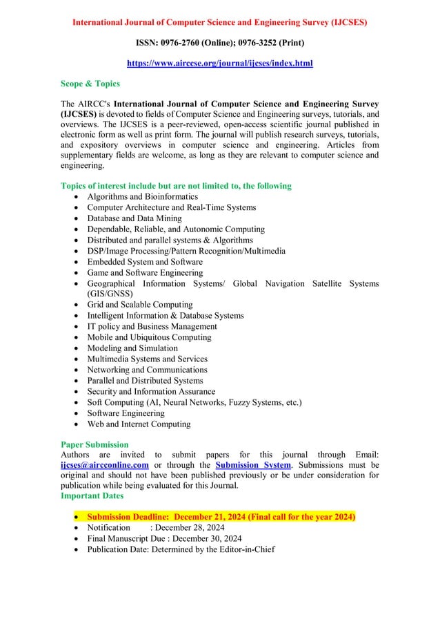 international-journal-of-computer-science-and-engineering-survey