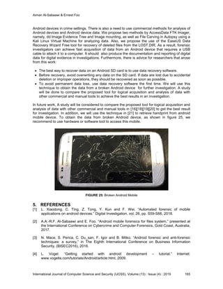 A Comparison Study of Android Mobile Forensics for Retrieving Files ...