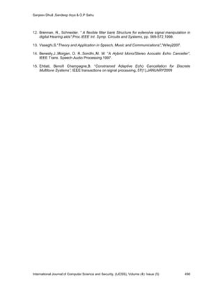 Performance Variation of LMS And Its Different Variants | PDF