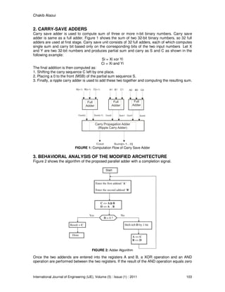 Design and Simulation of a Modified Architecture of Carry Save Adder | PDF