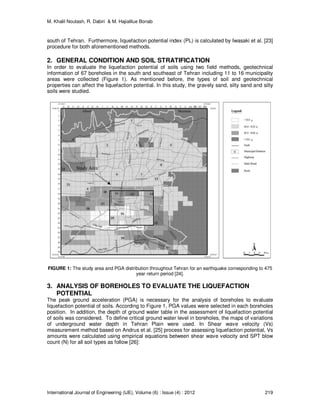 The Evaluation of Soil Liquefaction Potential using Shear Wave Velocity ...