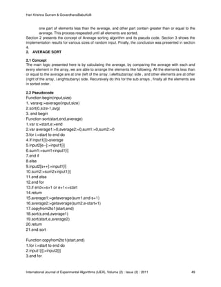 Average sort | PDF