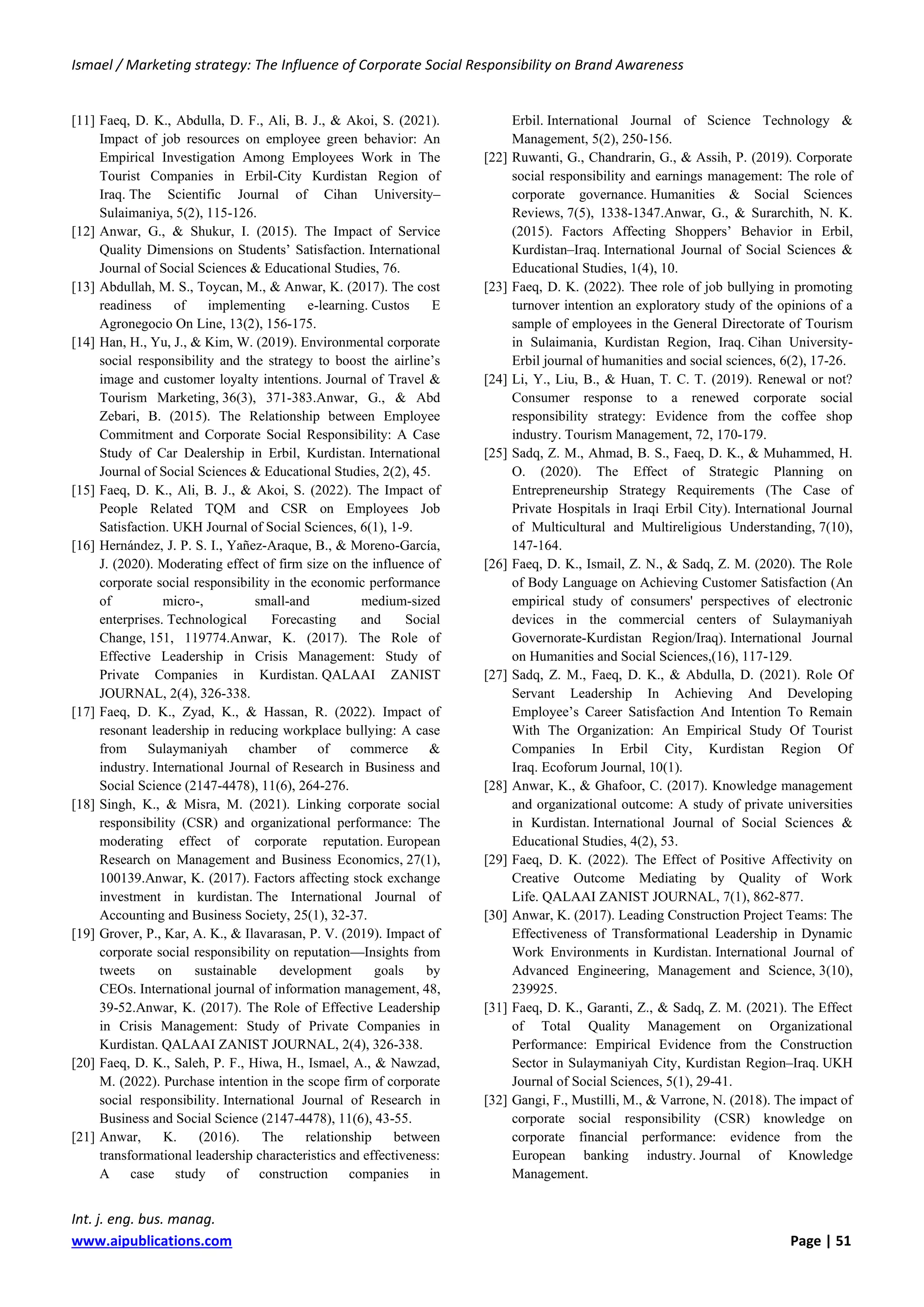 Marketing strategy: The Influence of Corporate Social Responsibility on ...